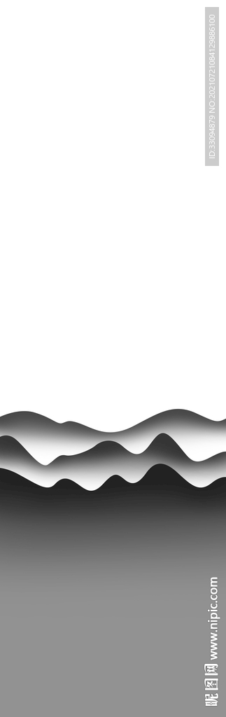 高清分层彩白彩抽象山水平开门