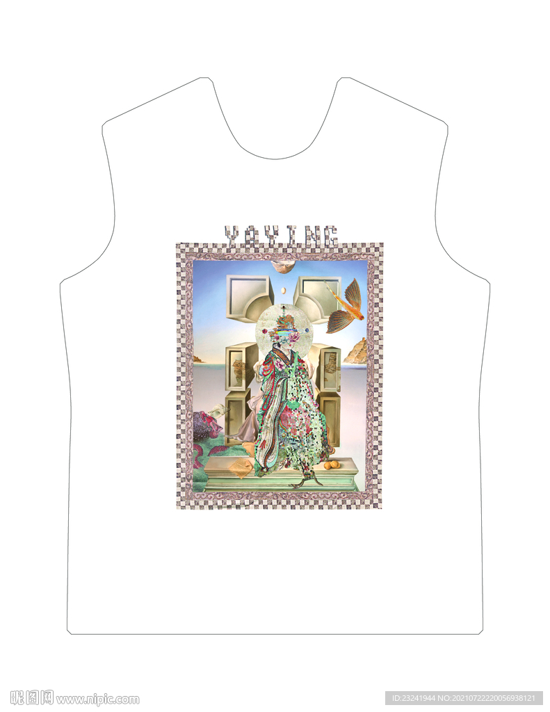 胸前花 高清 数码印花