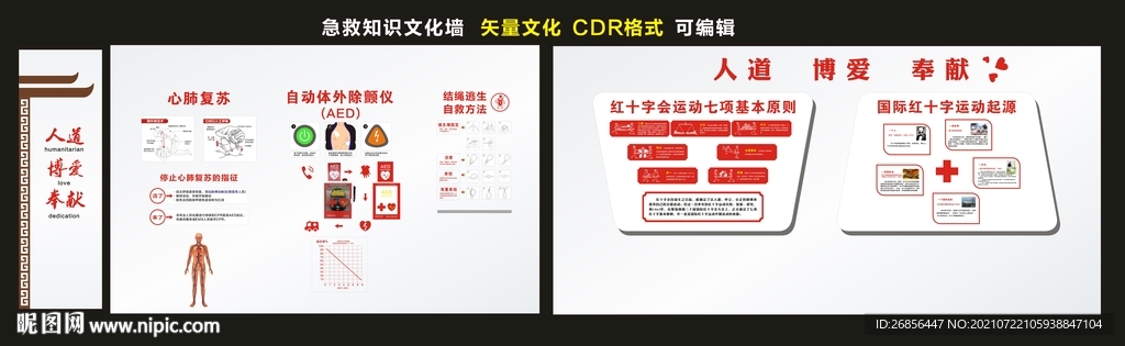 急救知识文化墙