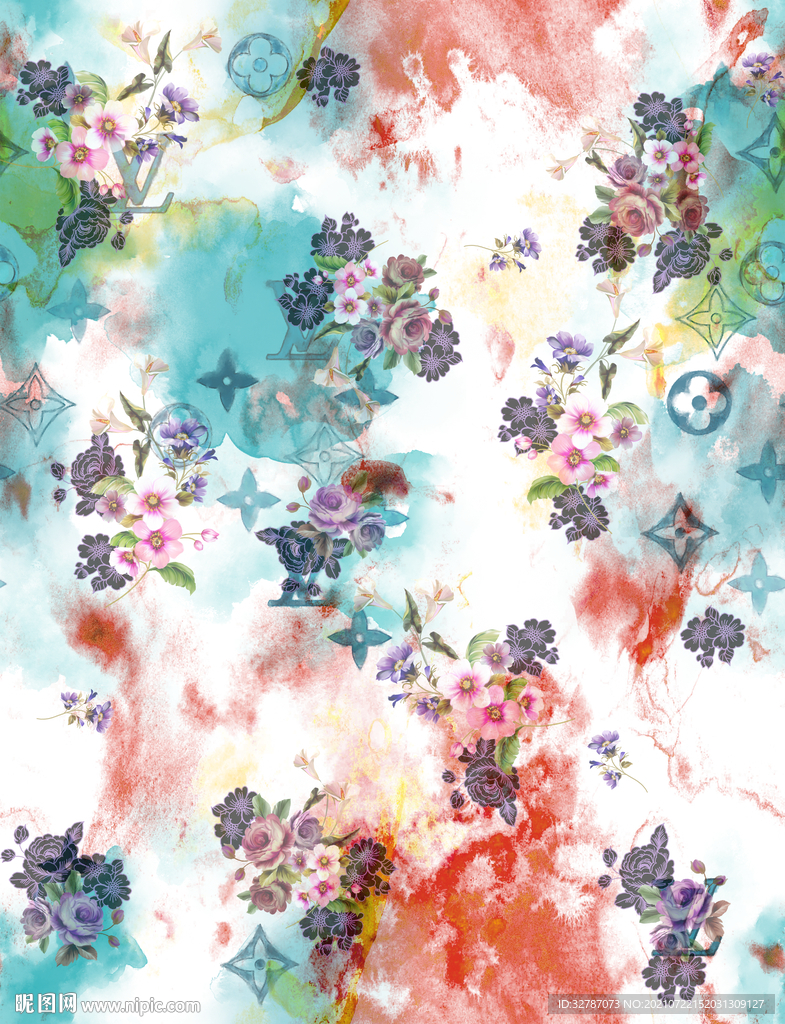 手绘花