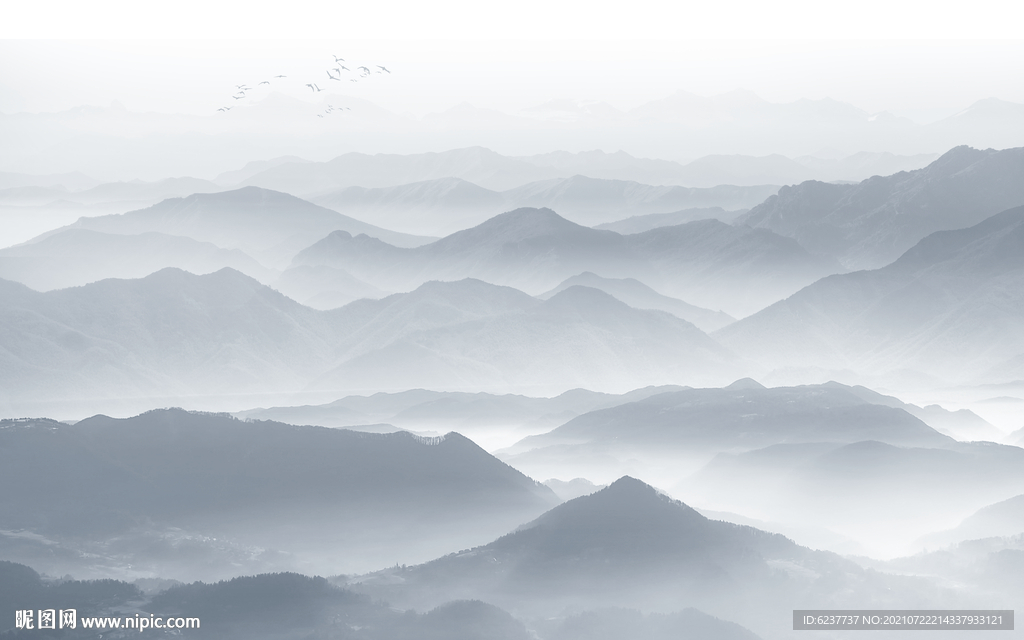 山水背景