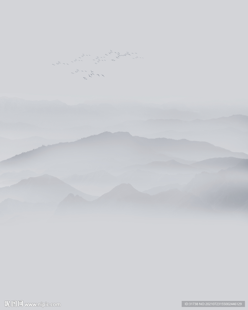 新中式山水画