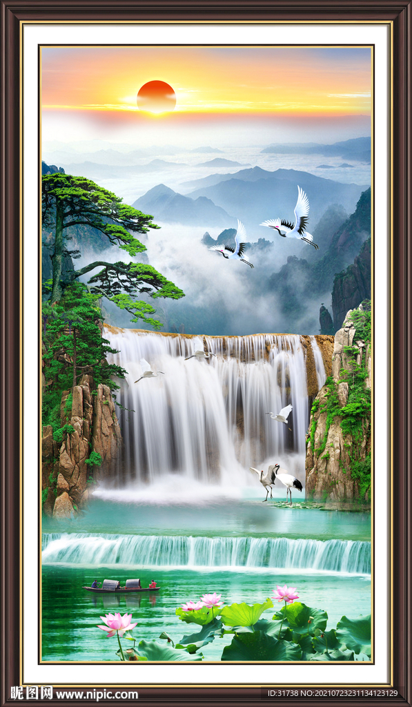 玄关山水画