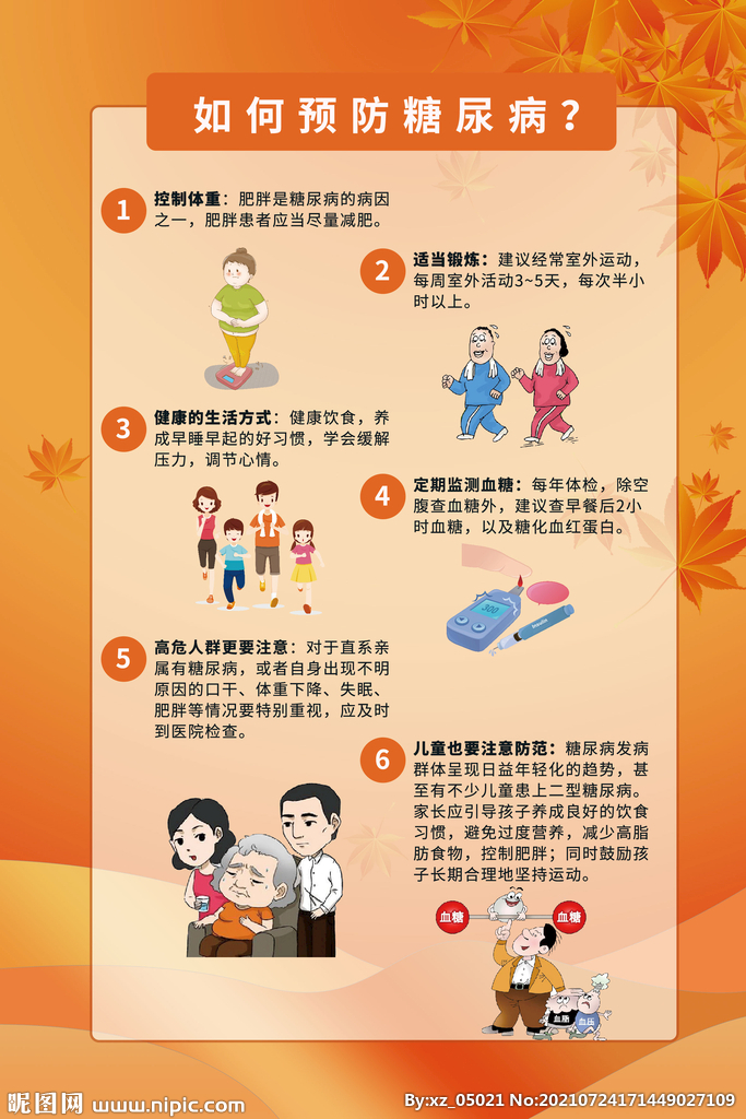 糖尿病预防知识