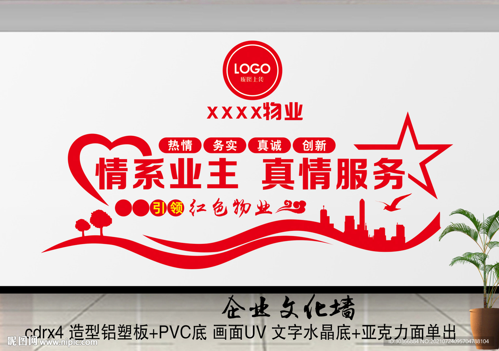 物业形象墙