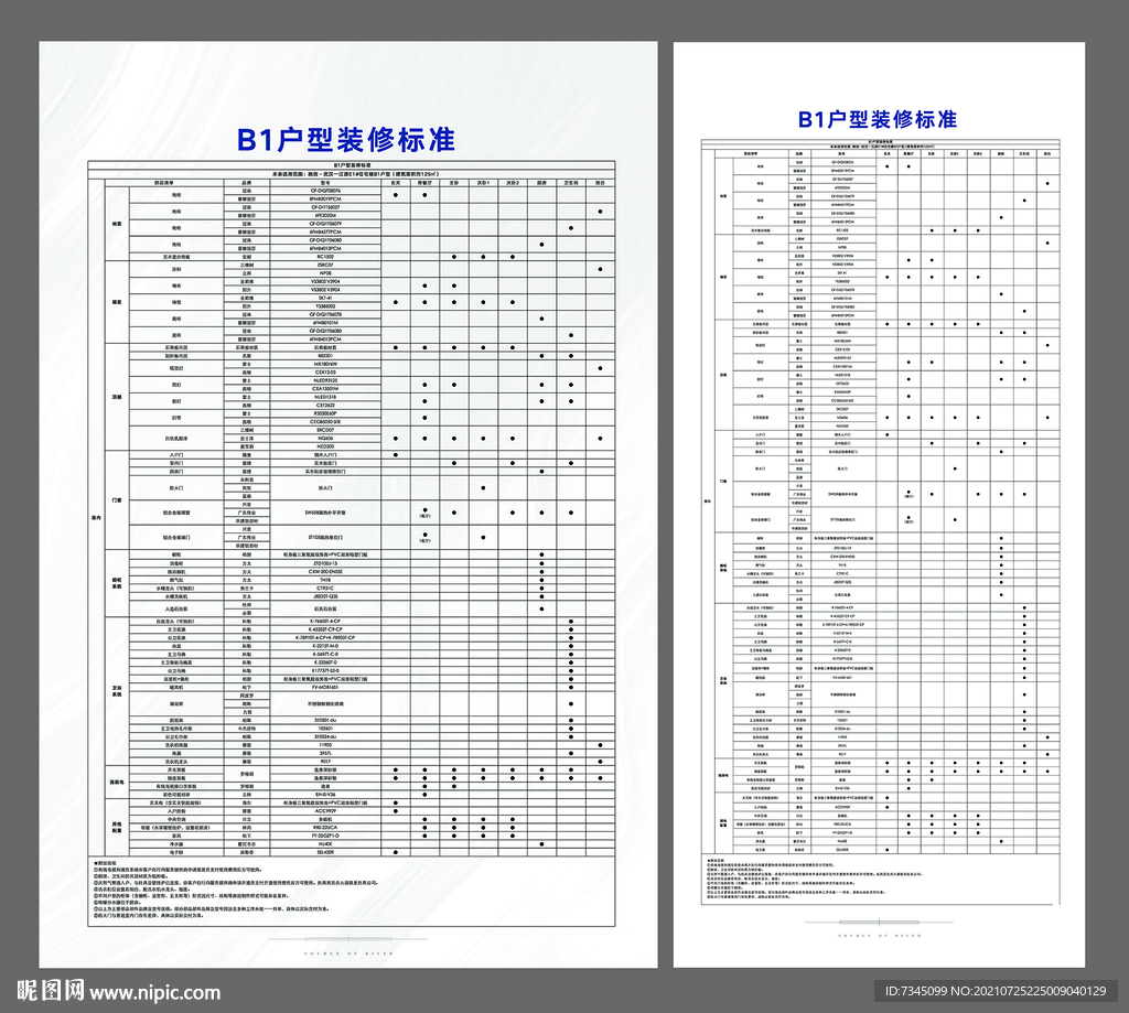 户型装修公示