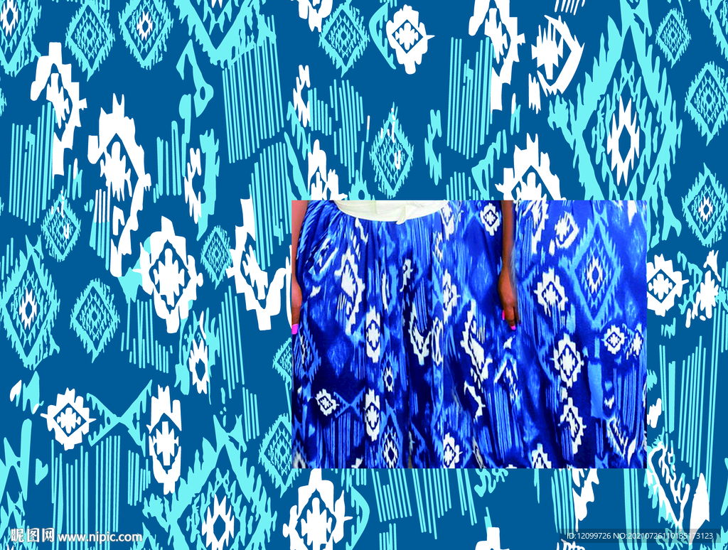 菱形大牌数码印花