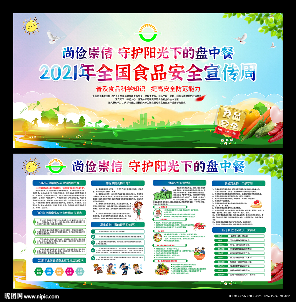 食品安全宣传栏