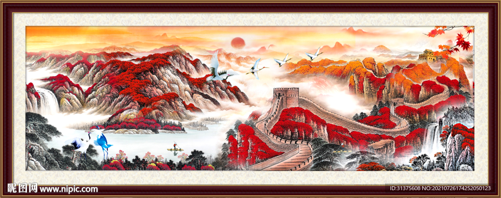 长城风景画