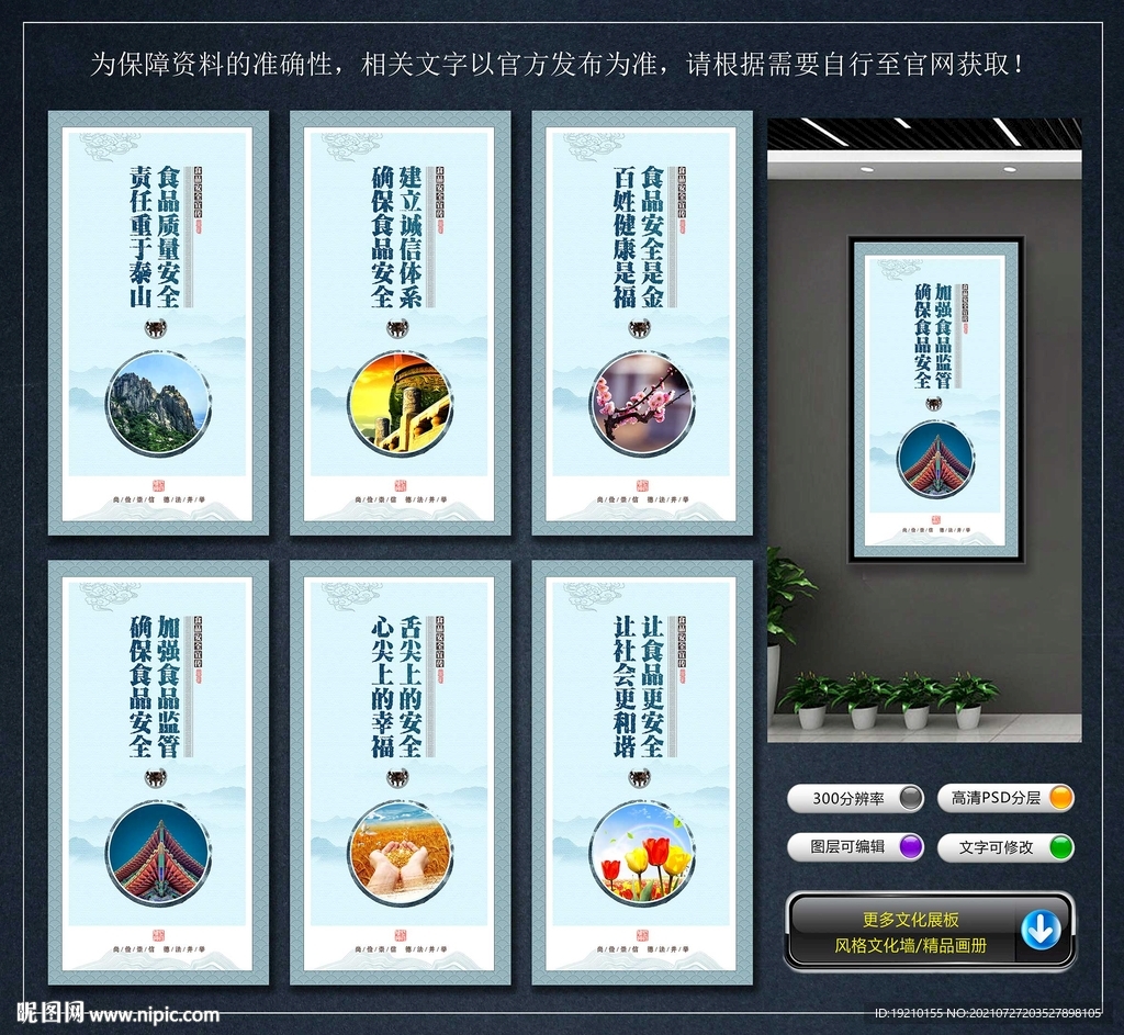 食品安全宣传展板