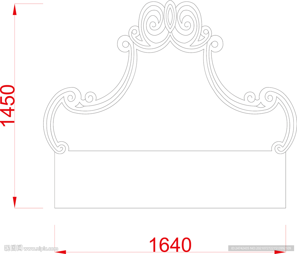 欧式家具花纹路径
