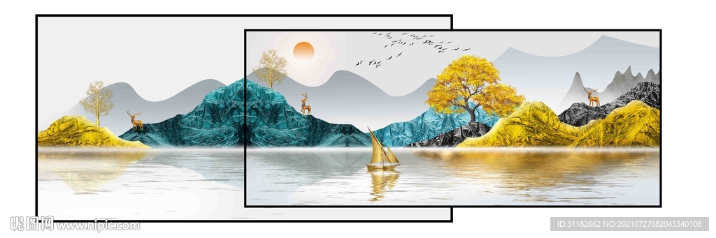 画中画山水