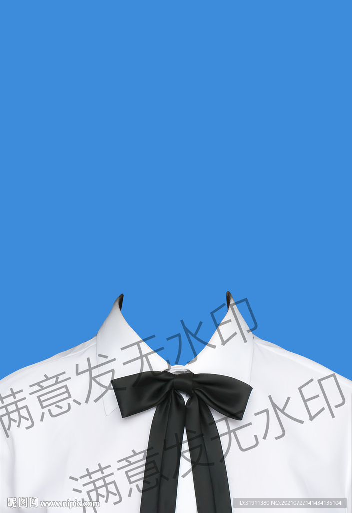 女生高清白衬衫