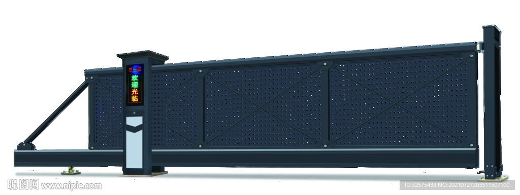 智能电动悬浮门(圆孔）