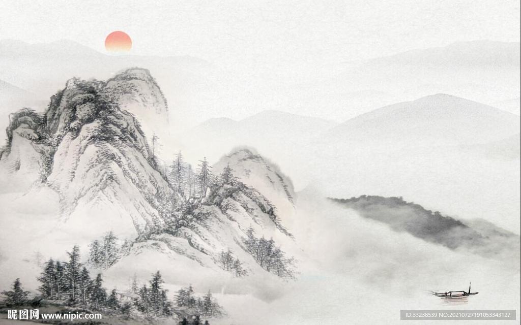 新中式山水