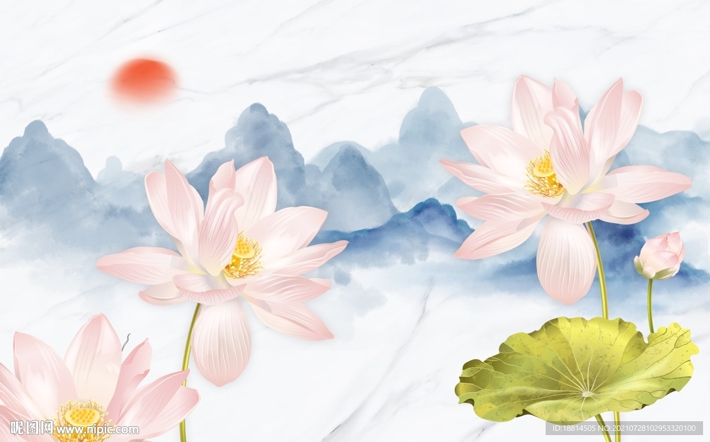 新中式电视背景墙