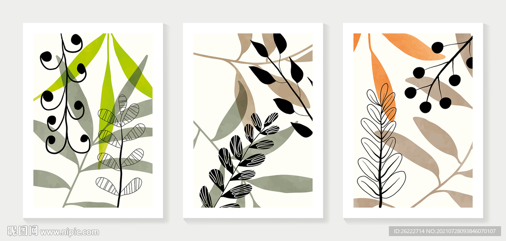 热带植物装饰画