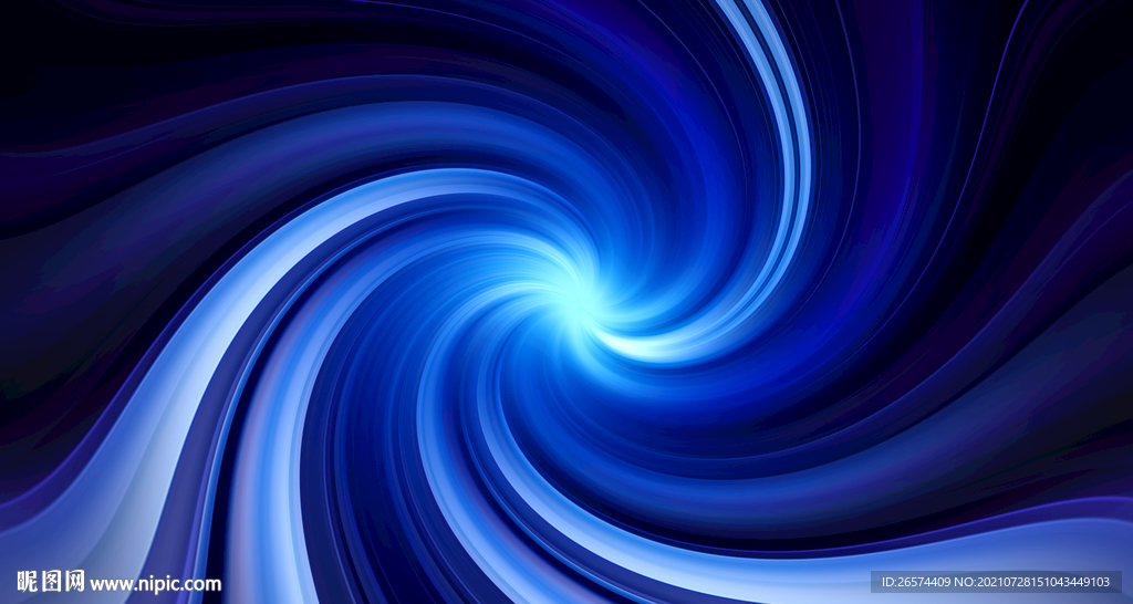 蓝色漩涡背景