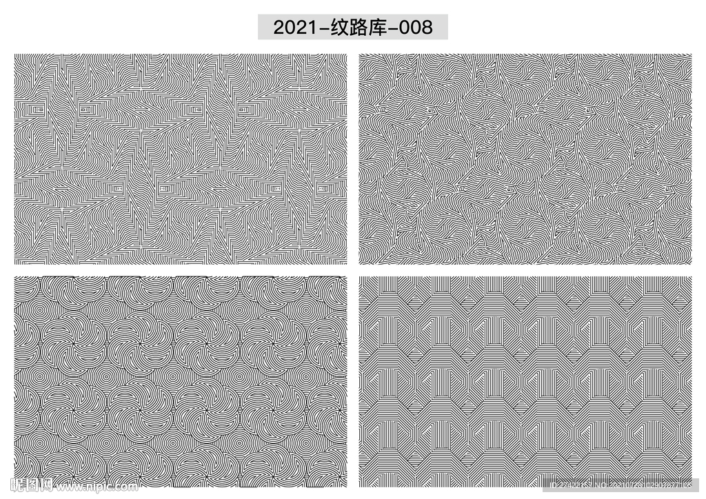 折光纹 逆向纹 线条纹 防伪纹