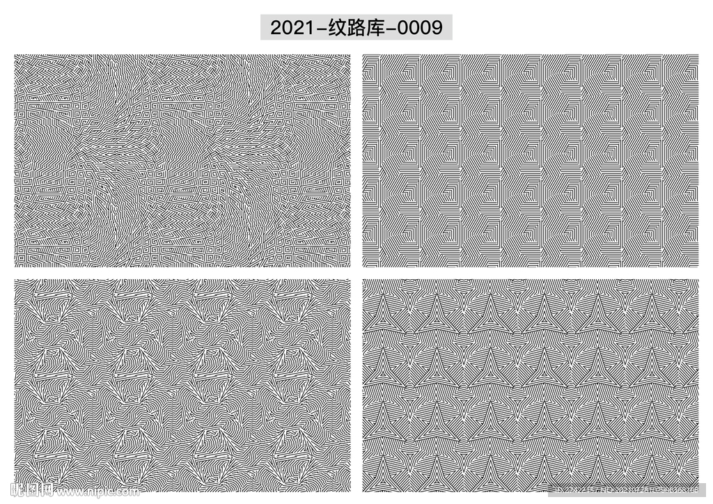 折光纹 逆向纹 线条纹 防伪纹