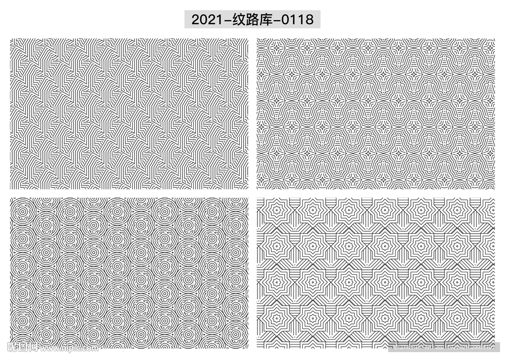 折光纹 逆向纹 线条纹 防伪纹