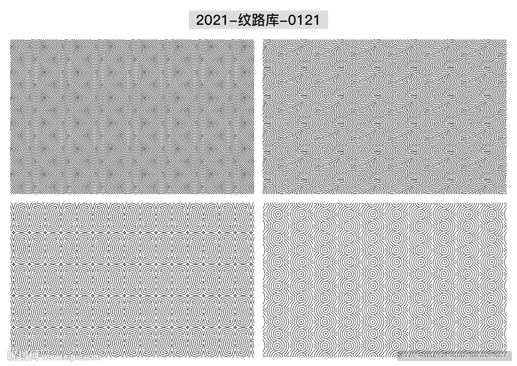 折光纹 逆向纹 线条纹 防伪纹