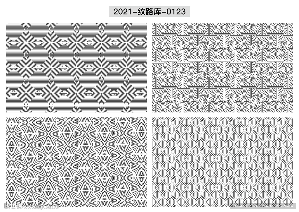 折光纹 逆向纹 线条纹 防伪纹