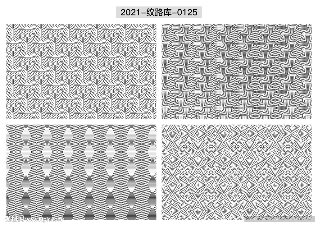 折光纹 逆向纹 线条纹 防伪纹