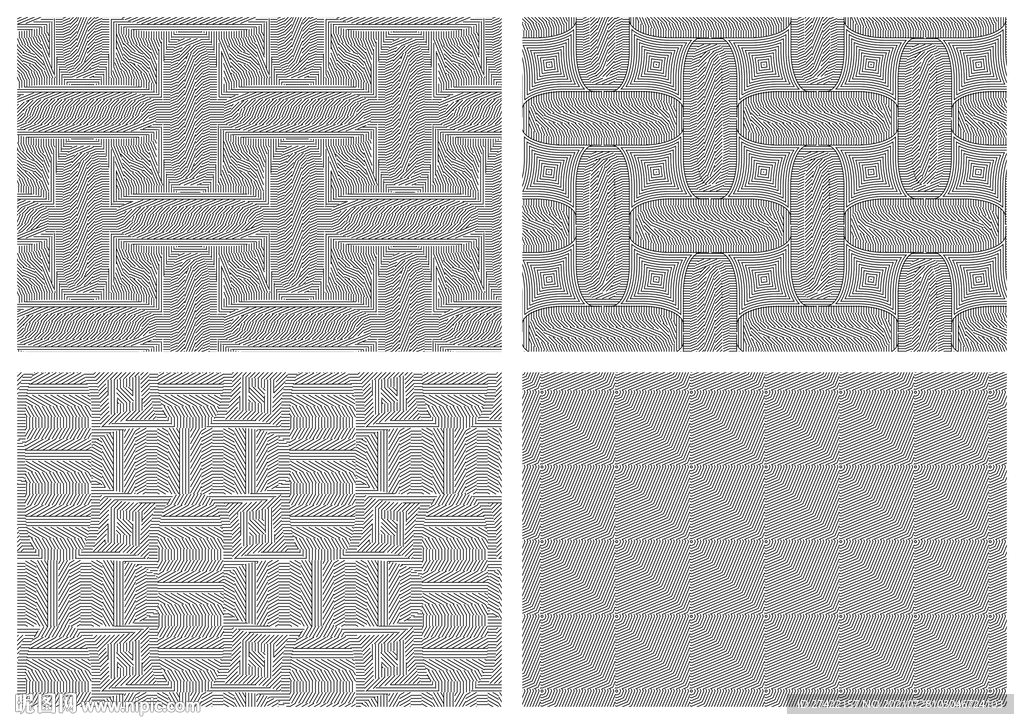折光纹 逆向纹 线条纹 防伪纹
