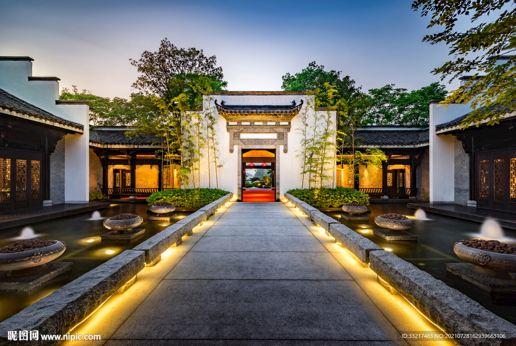 江南建筑夜景
