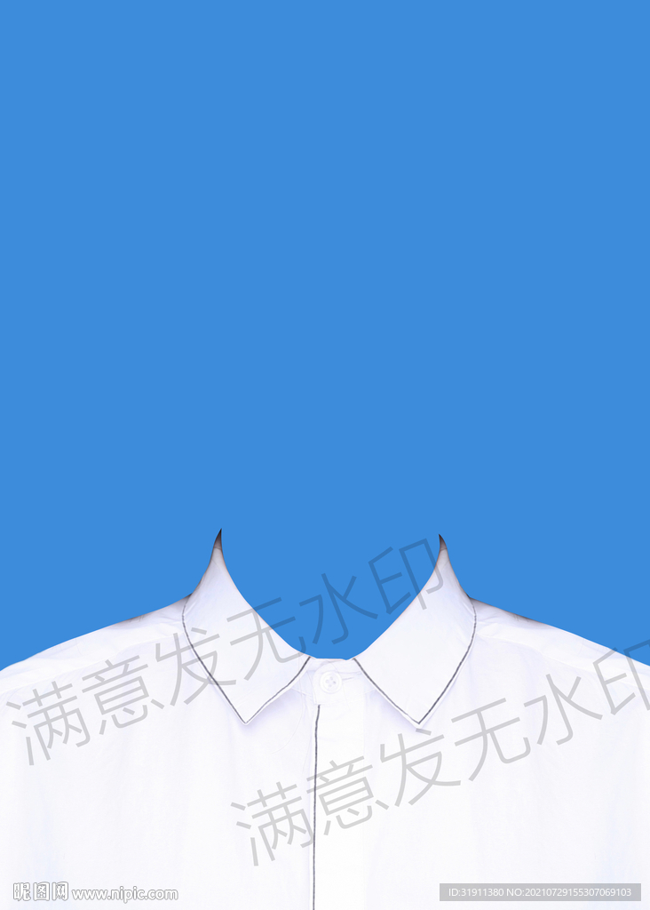 白色衣服模板