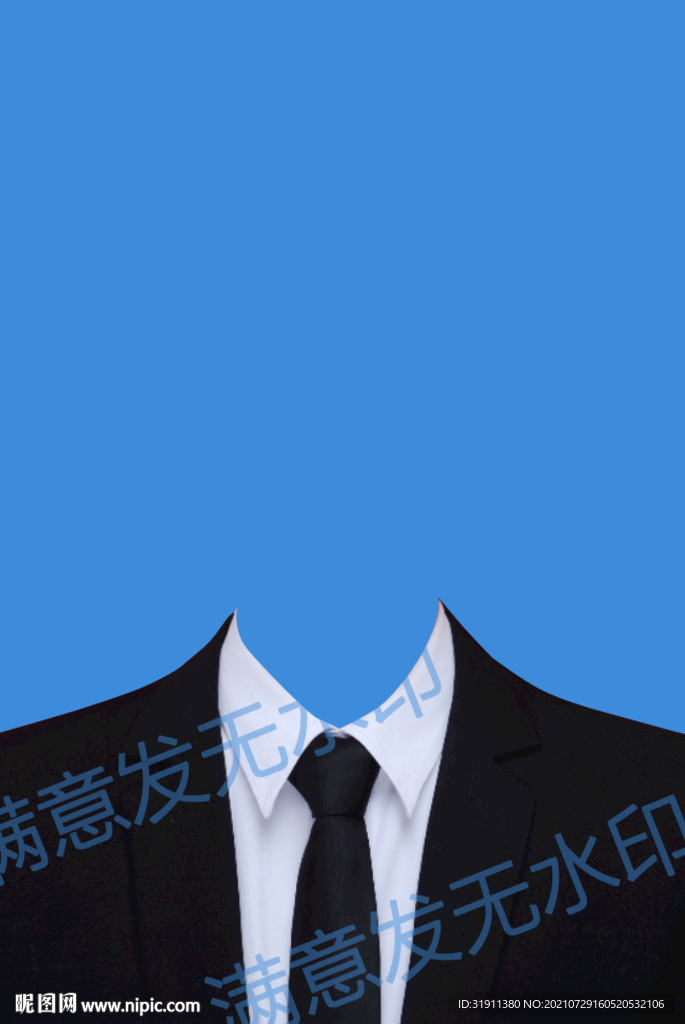 黑色西装模板