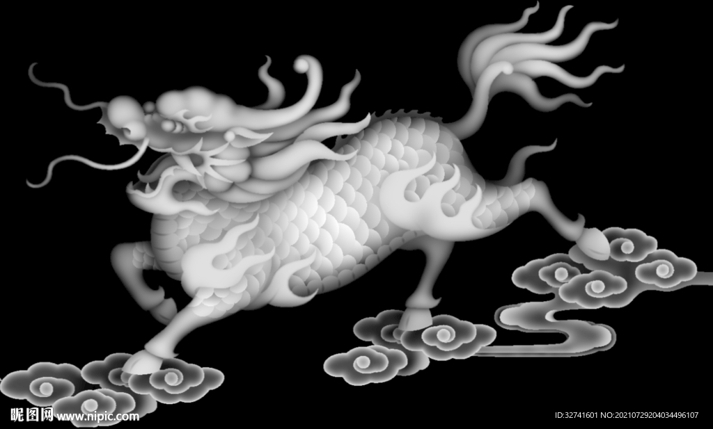 麒麟靠背
