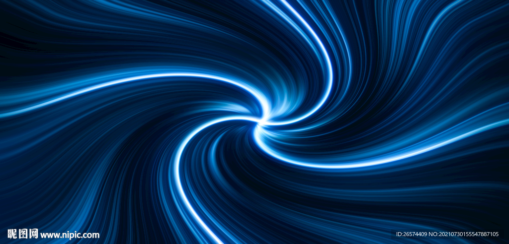 曲线光线背景