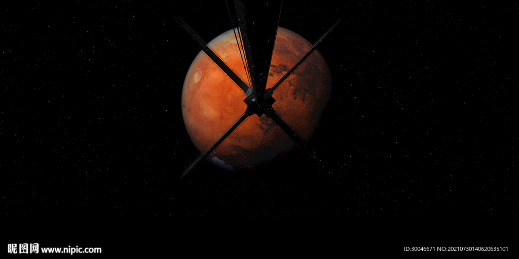 火星主视觉背景