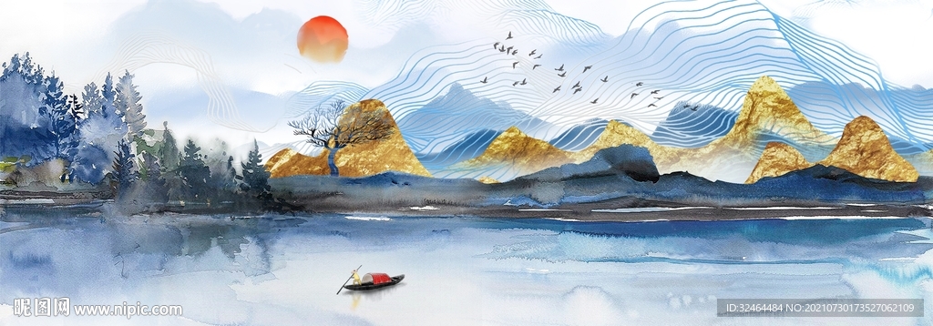 意境山水装饰画