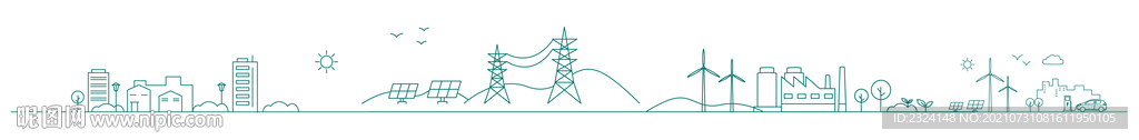 国家电网电力线描图