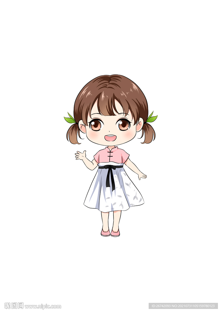 原创Q版 PSD精细分层人物