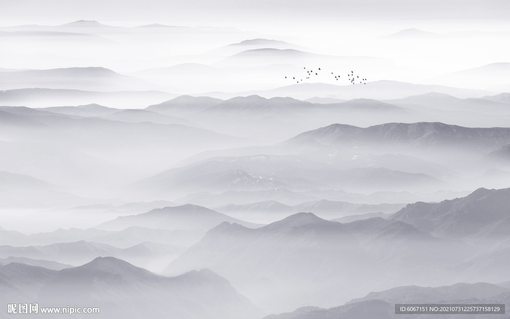 水墨山水画