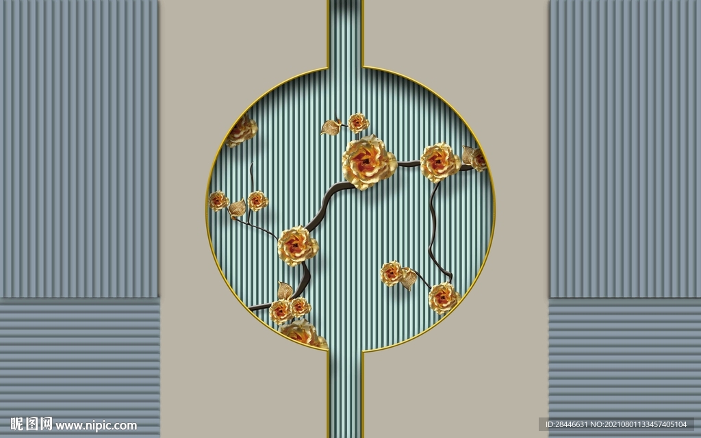 北欧背景墙