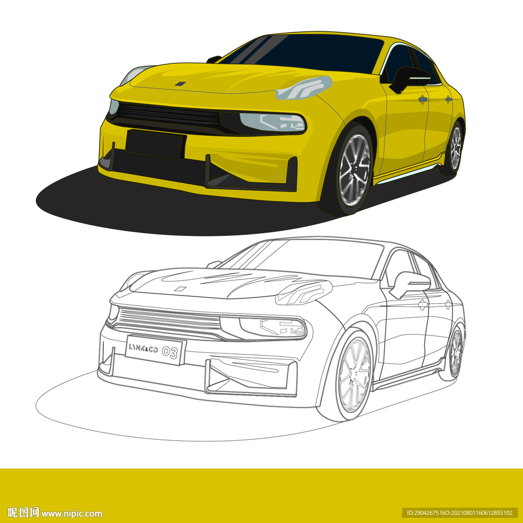 汽车插画