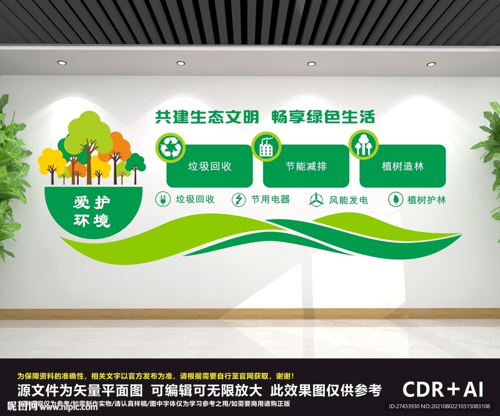 绿色环保文化墙