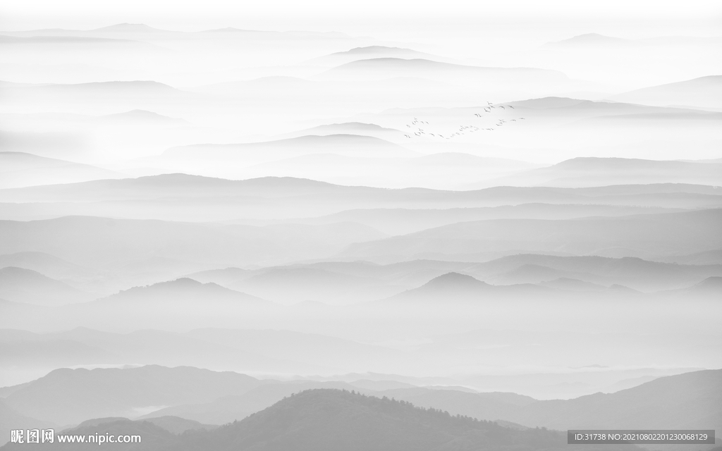 新中式山水画