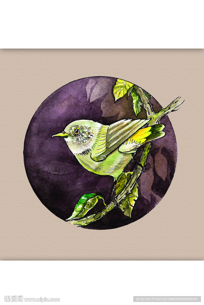 新中式花鸟装饰画