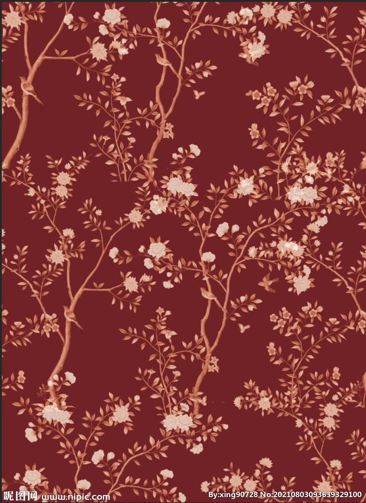 红色中式婚礼背景