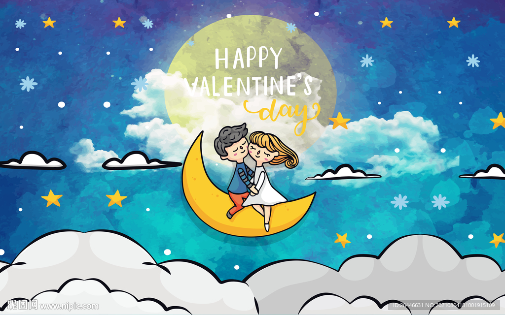 卡通儿童房背景墙