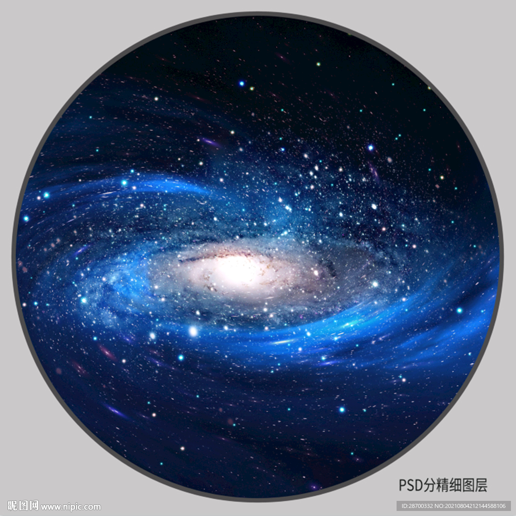 圆形星空吊顶图案