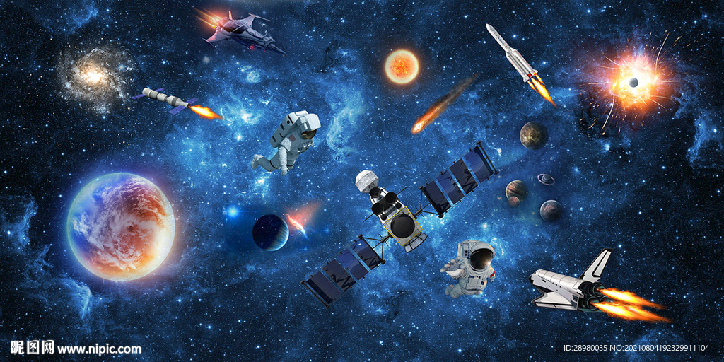 科技宇宙宇航员