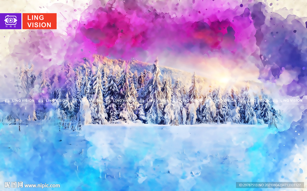 雪中美景
