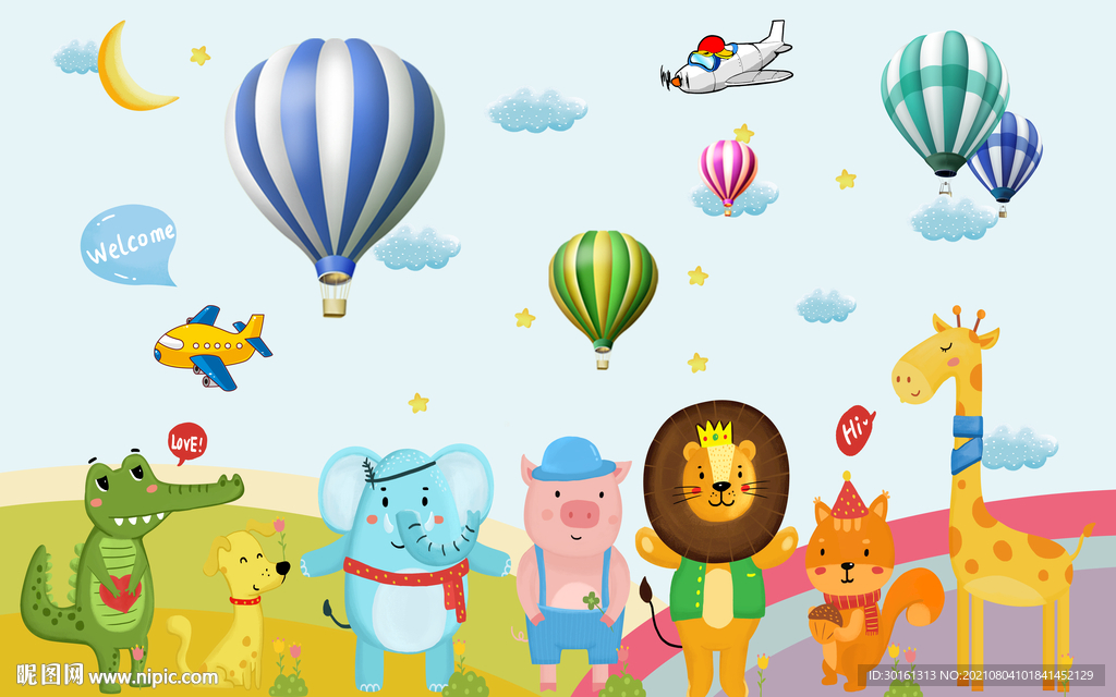 卡通动物大集合